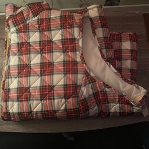 NWT St John Bay Plaid Vest 4X